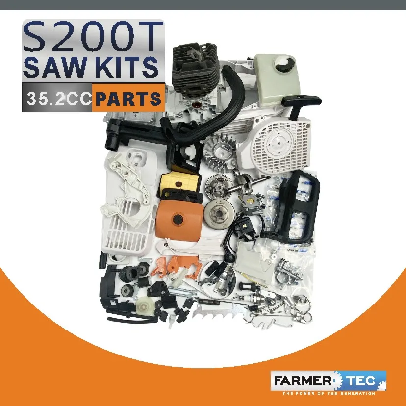 Farmertec hot selling Aftermarket Parts Gasoline Repair Parts Kit S200T For MS200T 020T Chain Saws