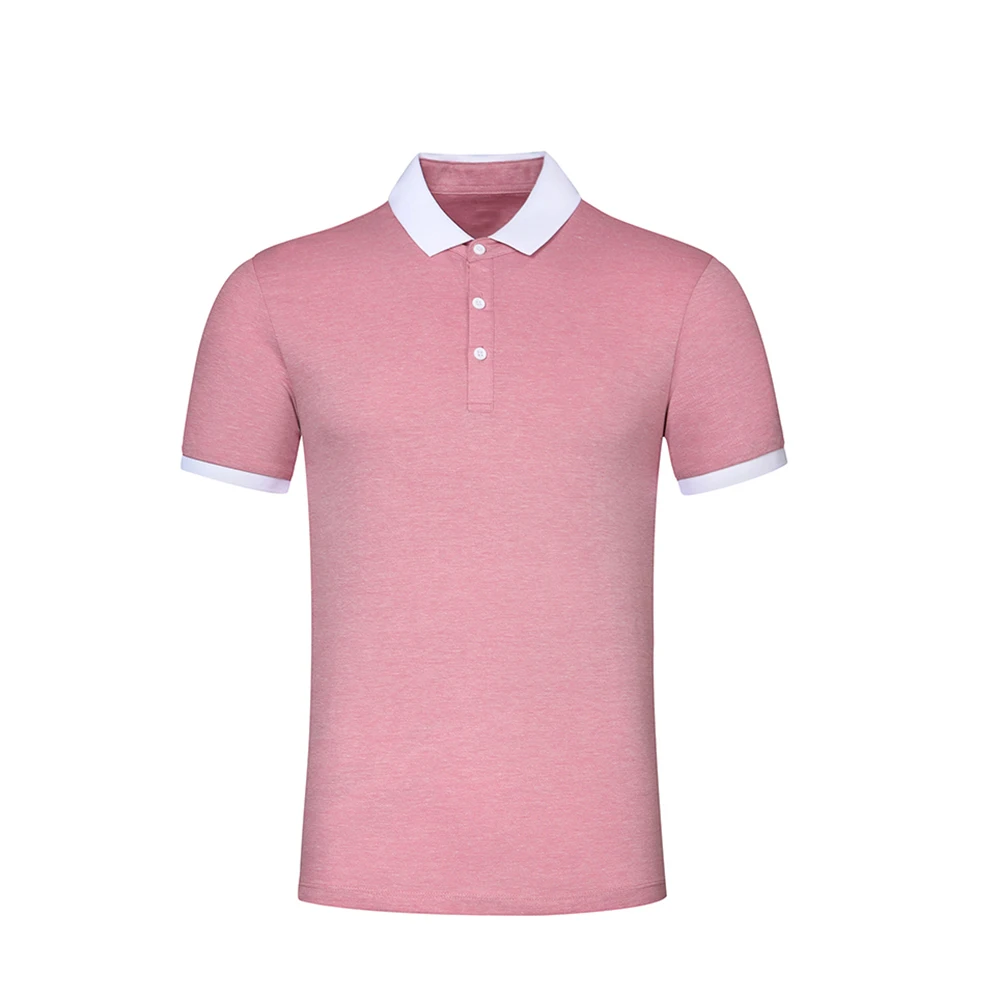 Wholesale Performance Designer Breathable Regular Fit Casual Polo Shirt Ribbed Collar And Cuff Cotton Spandex Polo Shirt Men