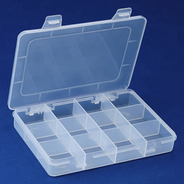 18 решеток пластиковая коробка для хранения Контейнеры Коробки и ящики с крышками