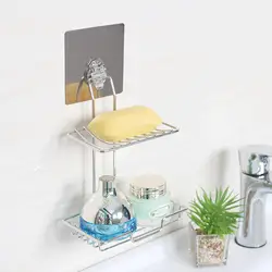 Double Soap Stand Stainless Steel bathroom soap stand hot sale product