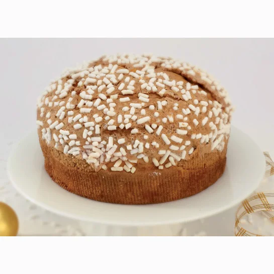 
Italian hazelnut glazed Panettone 750 g private label 