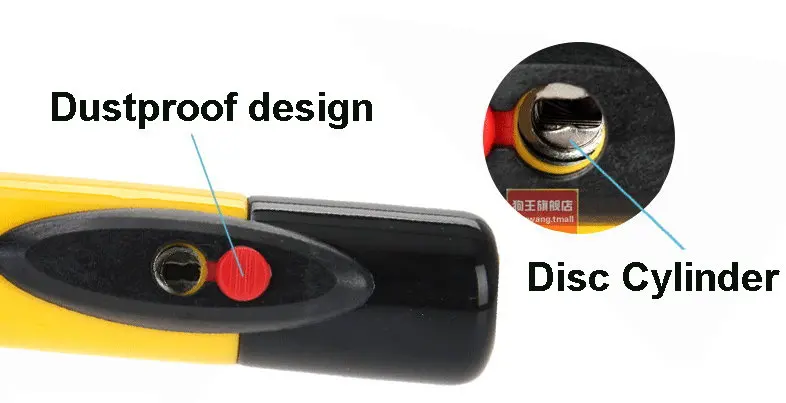 High Security Special Steel Electric Bicycle D Lock U Shape