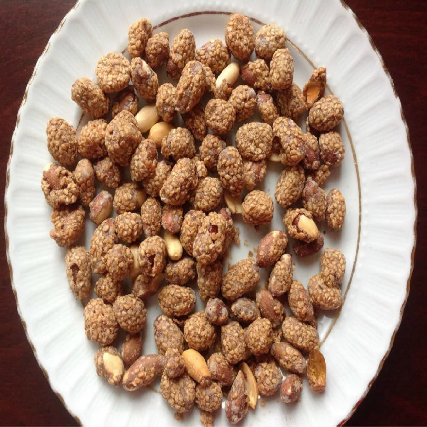 Best Sweet Snacks-Peanut coated with sesame + honey