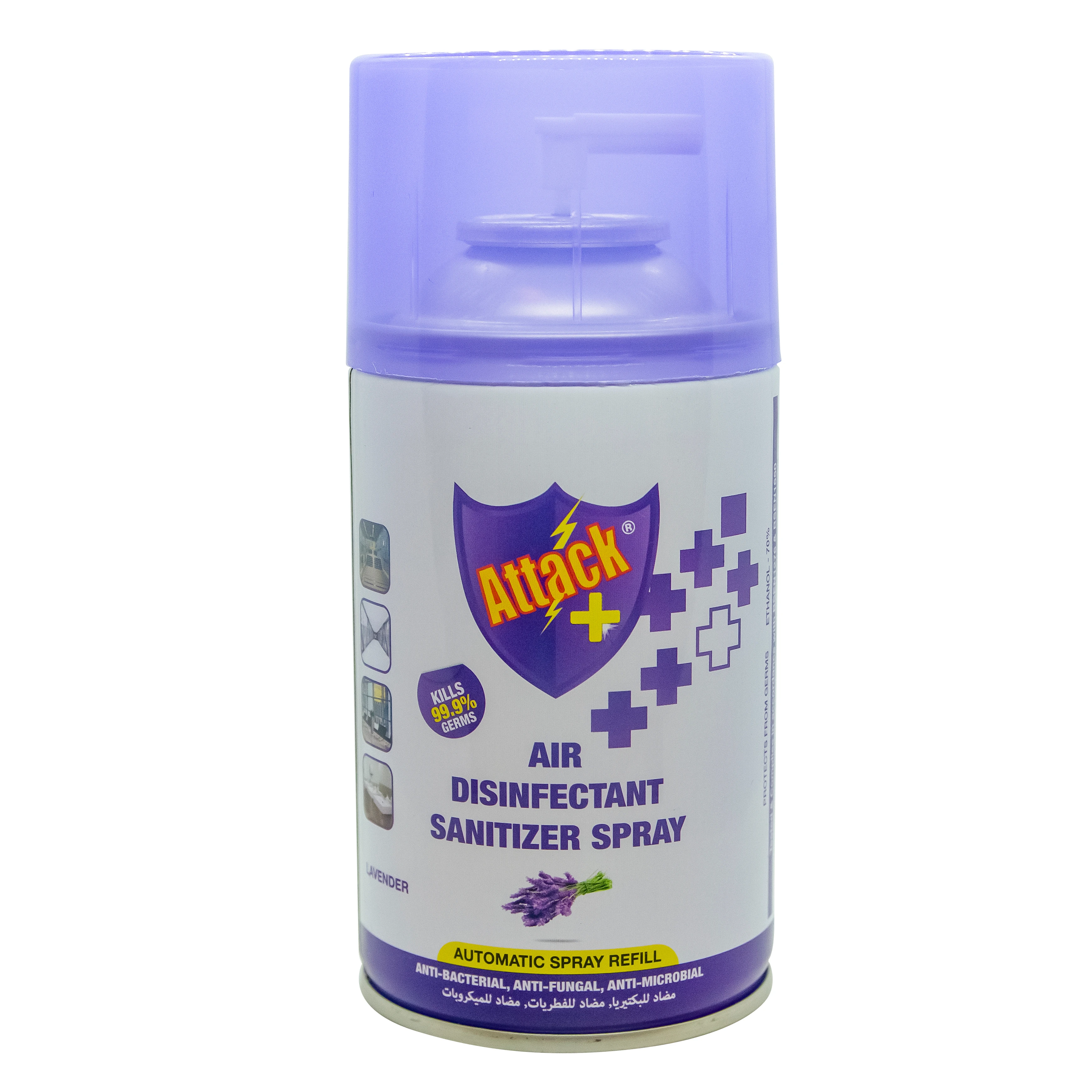 
Attack Air Sanitizer Spray Automatic 250ml (24 pcs/ctn) 