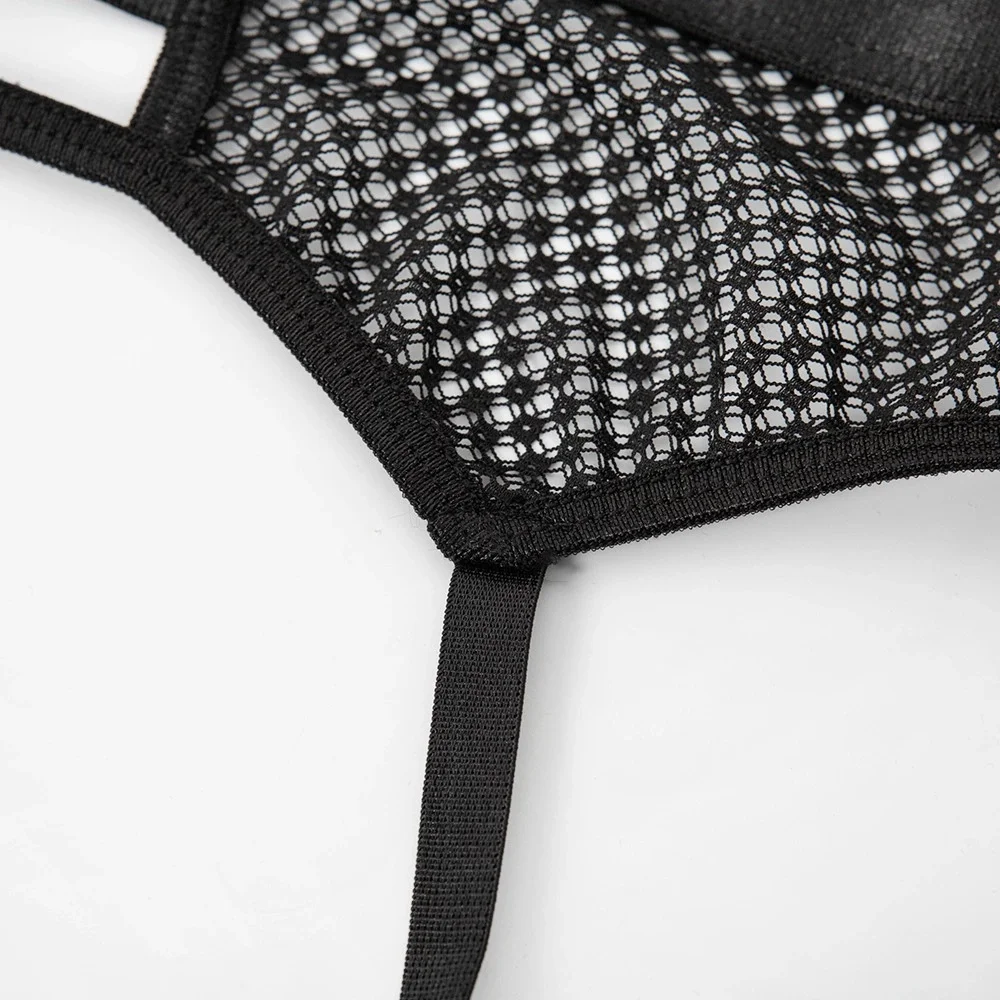 Комплект из 3 предметов 11 видов цветов прозрачными вставками; Супер-тонкий ажурные подвязки, сексуальное нижнее белье для женщин, сексуальное нижнее белье