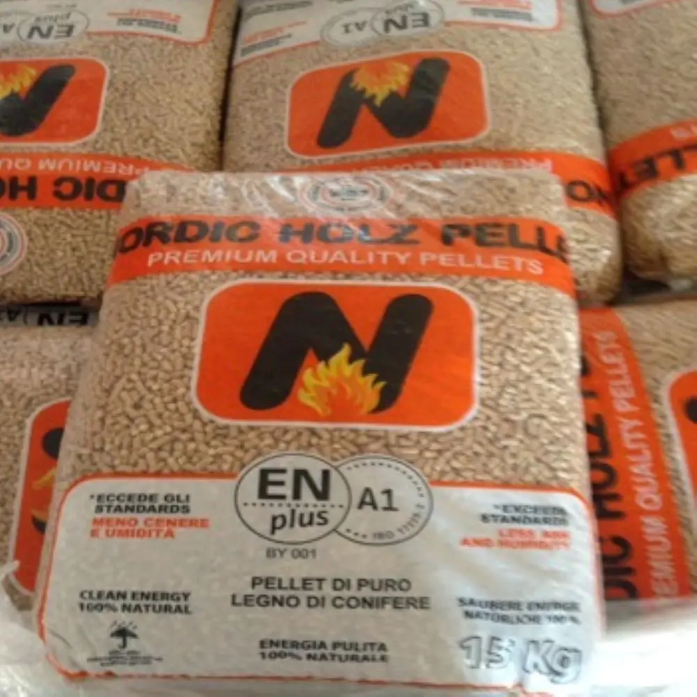 Pine Wood Pellets 15kg Bags at affordable prices