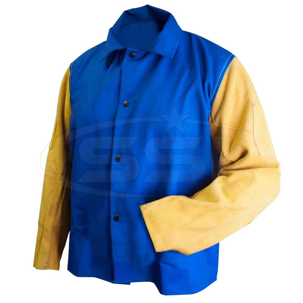 Spring And Autumn Long-Sleeves Overalls Auto Repair Welding Clothing Lapel working Jacket