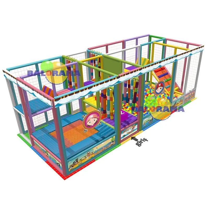 Pirates Island Indoor Softplay Playground 7x3x2.3m