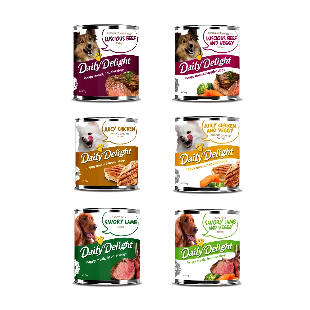 Pet Can 180g Energy Lift Provide Vitamin B And B12 Develop Dog Body Luscious Beef Dog Food By Daily Delight