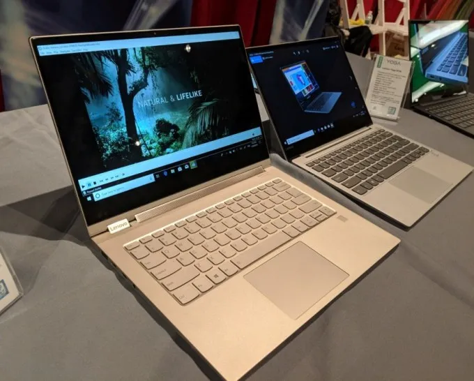 Новый оригинальный L-enovos Йога C930 2-в-1 4K ноутбук 8th Gen i7-8550U 1 ТБ 16 Гб ручка FP читатель Win 10