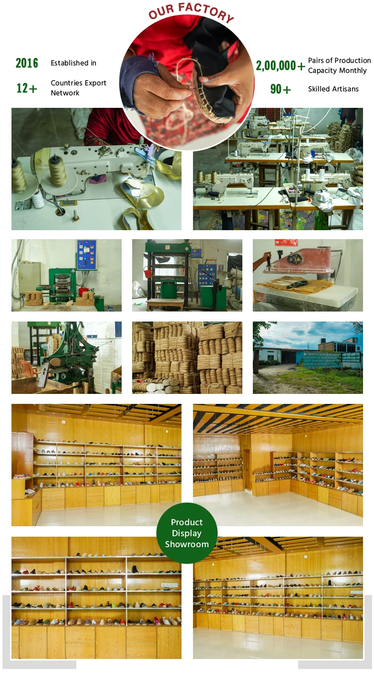 Exporter of Outstanding Quality Wholesale Selling 100% Handmade Jute Material Soles at Factory Price