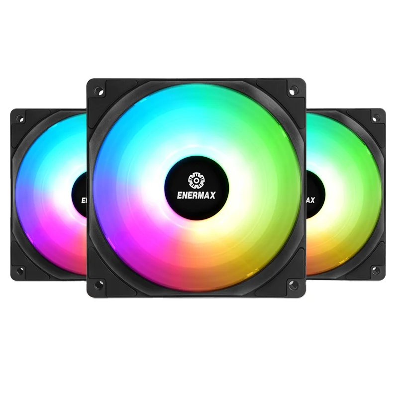 
 [ENERMAX] HF120 ARGB PWM 120 мм корпус вентилятора синхронизации ЦП тройной вентилятор черный  
