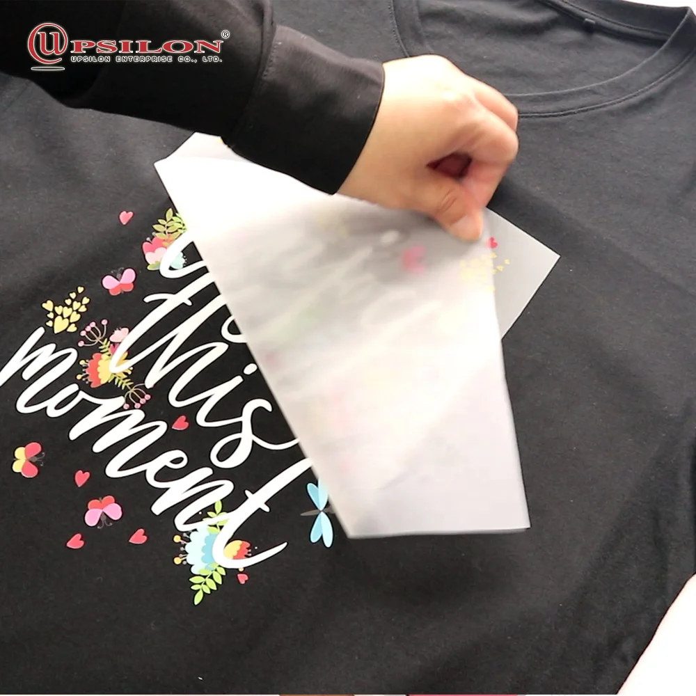 Self Weeding Textiles Dark Transfer Sticker For T-shirt