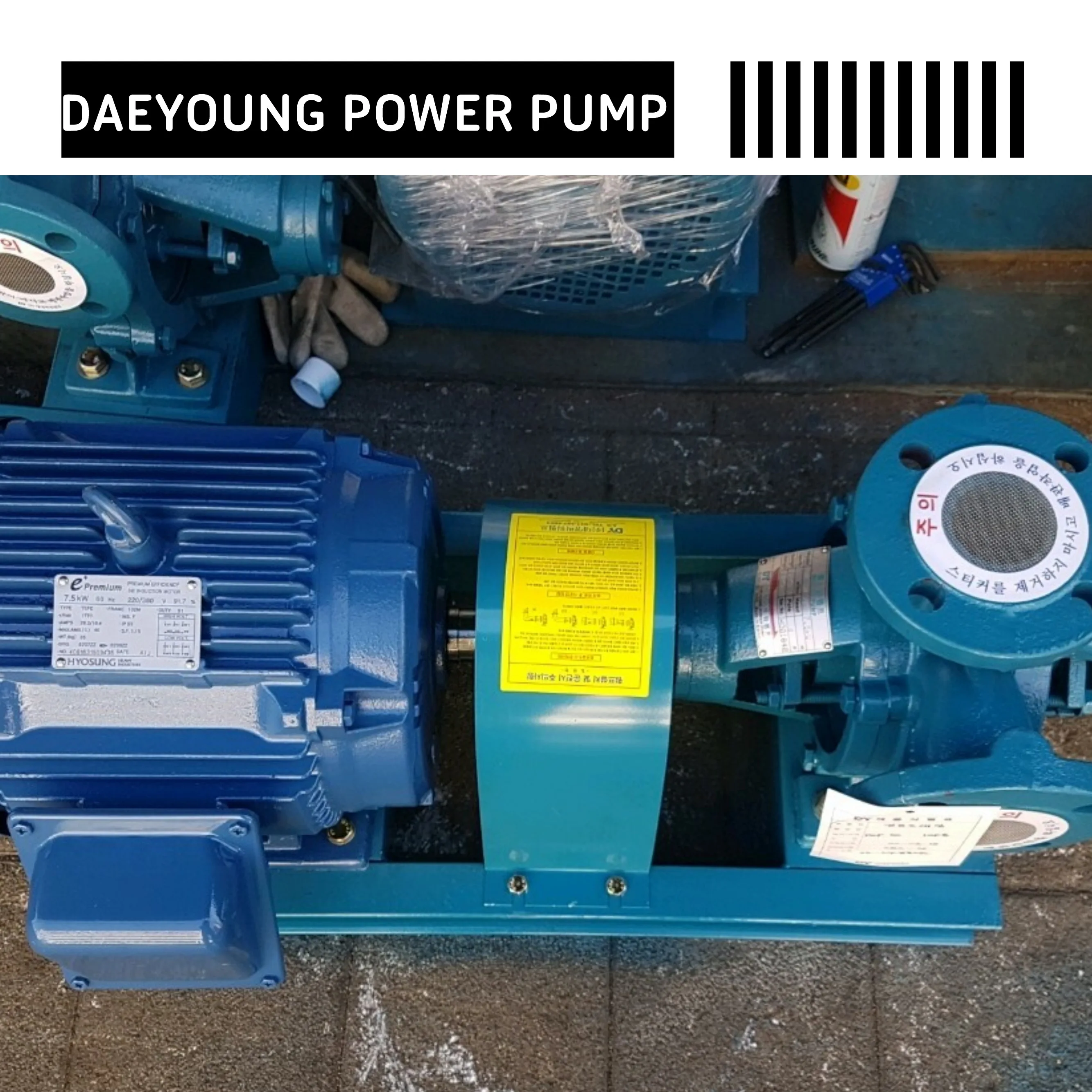 Силовой насос DAEYOUNG DWP 50, Сделано в Корее