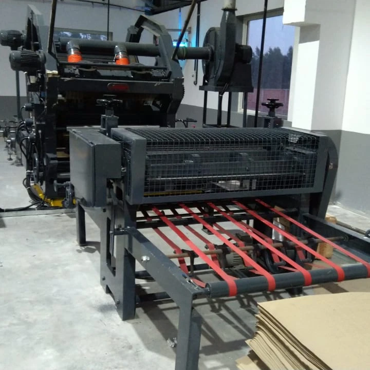 BOXMAC HEAVY DUTY DOUBLE PROFILE FINGERLESS SINGLE FACER PAPER CORRUGATION MACHINE MANUFACTURER