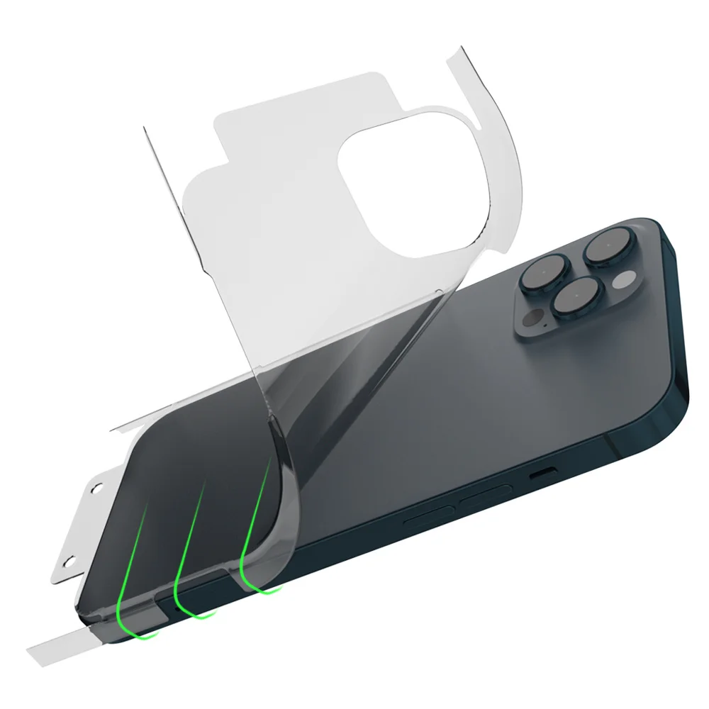 Amazon hot sale soft tpu screen protector For iPhone 12 pc cell phone Back Full Cover Protective film