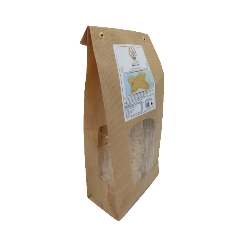 Лучшее Качество | Multicereali Azzimo хлеб Сделано в Италии, кустарная Калабрия 300 г, картонная бумага, пластиковая упаковка