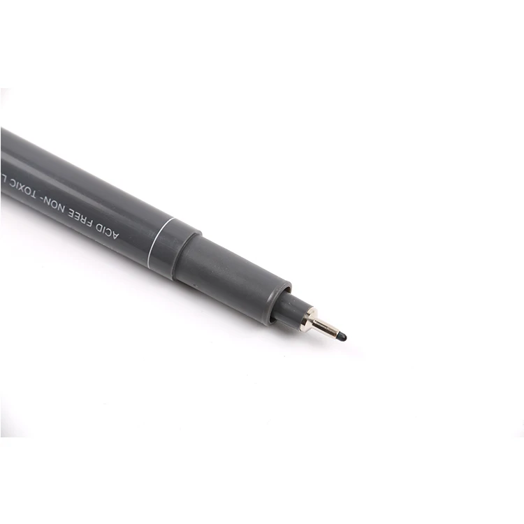 High Quality School Marker Finliner Drawing Pen - Pack of 12 Fineliner Pens Black For Sketching