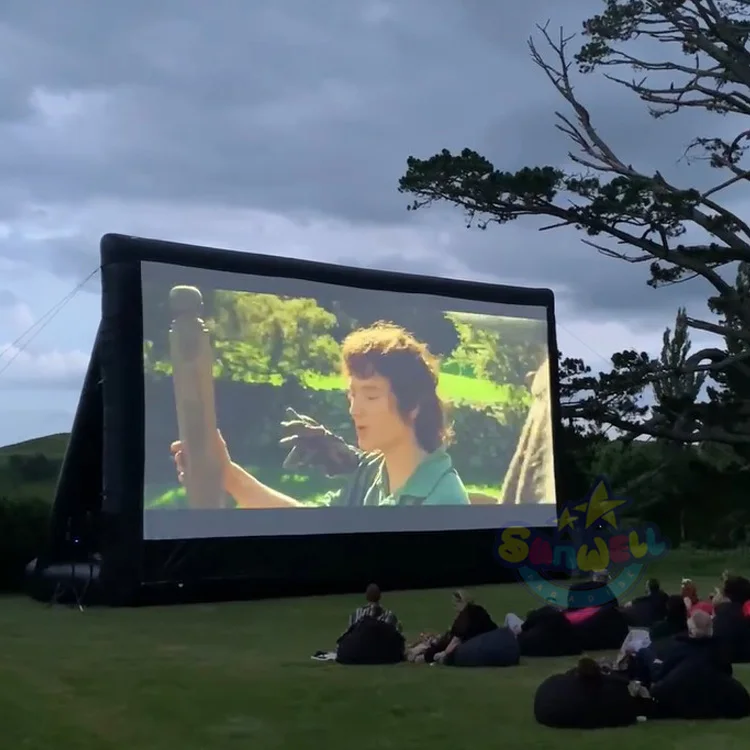 Высокое качество изготовленный на заказ для дома и улицы быстроразвертываемые кино экран для продажи