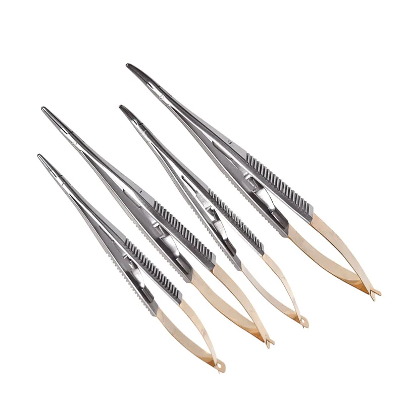 Surgical Dental Orthodontic Implant Catastrophe Needle Holders Tools Straight Curved Instruments