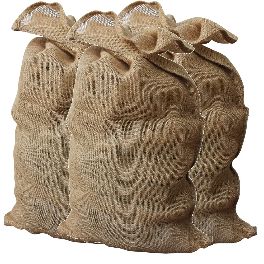 Wholesale  Eco Friendly Custom Printed Used Gunny Bag Jute Sack for Rice Sugar Coffee and Other Grain Products  from Bangladesh