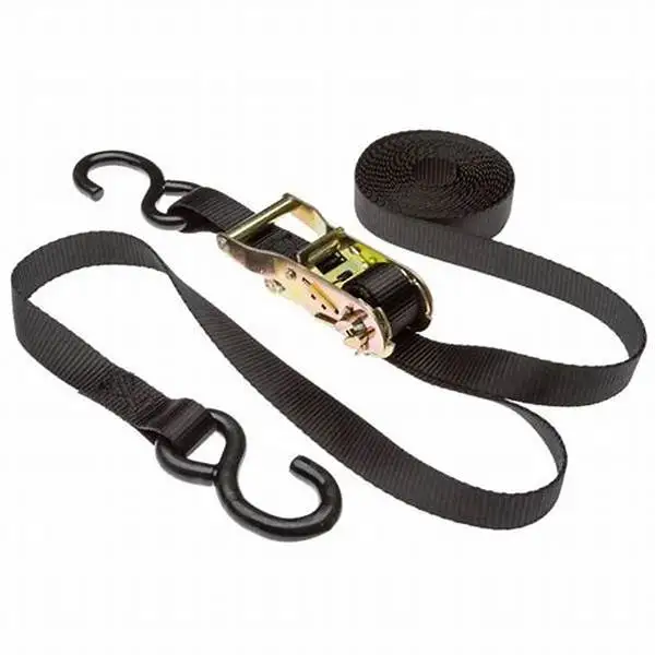 China wholesale  Utility Straps/Motorcycle Straps with high quality tie down webbing and  Rubber Coated Metal Hook