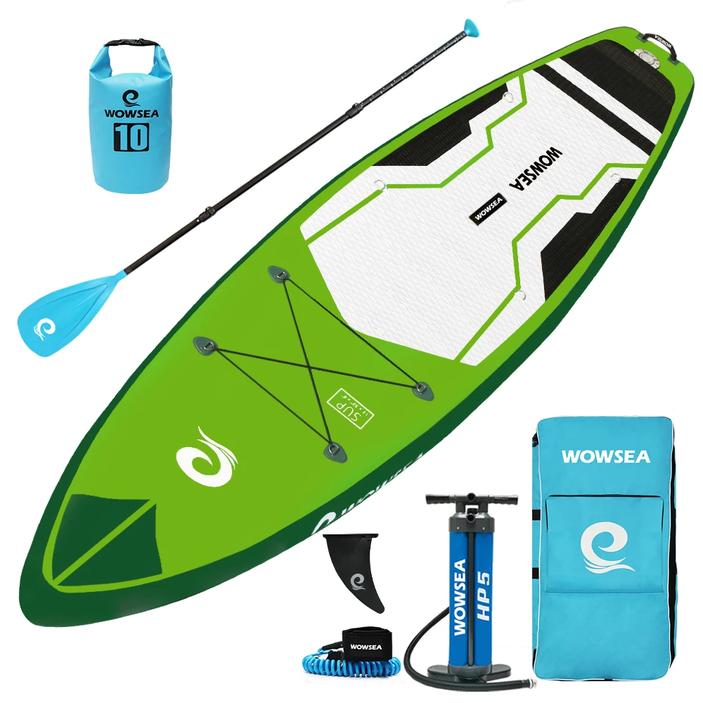 Прочный стабильный WOWSEA paddleboard sup упаковка со всеми
