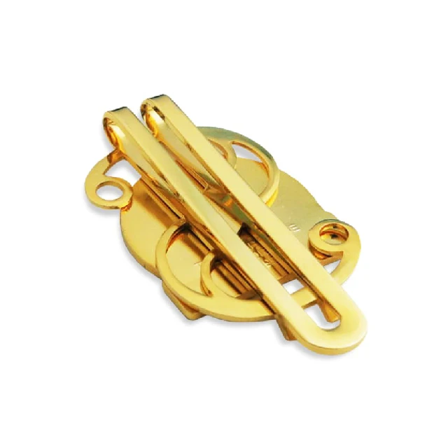 Promotional bank souvenir gift cheap custom silver dollar money clip