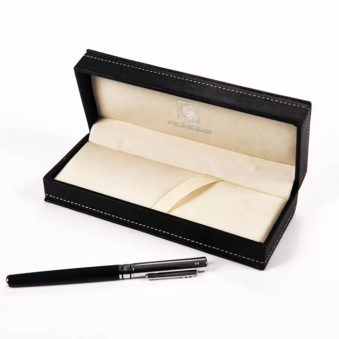 Hot Sell Custom Logo Printed Gift Box Luxury Personalized Luxury Big capacity Black Pencil Case For School