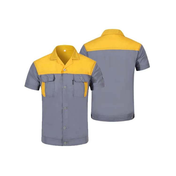 Work Clothing Sets Unisex Uniforms Workwear Suits Workshop Clothing Overall High Quality Summer Shirts With Pants