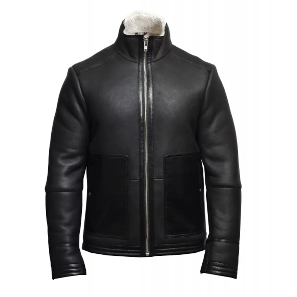 New Style Custom Shearling  Fleece Jacket Mens Winter Jacket Multi Pattern Jackets