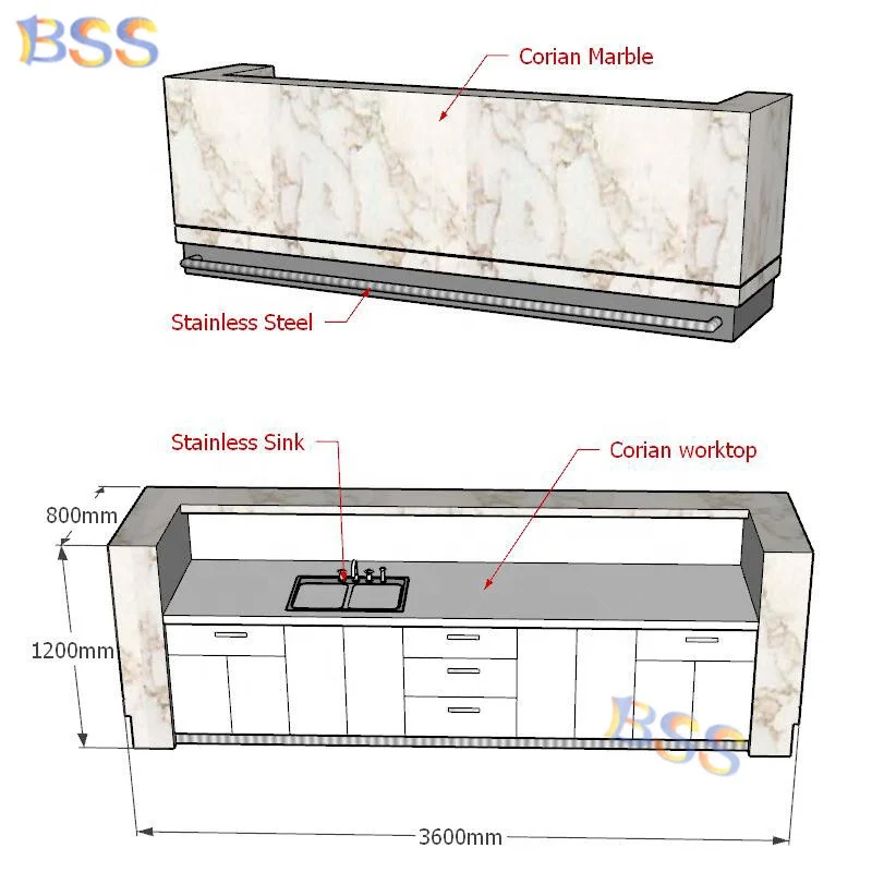 Современная мраморная барная стойка для ресторана кафе винного клуба бара