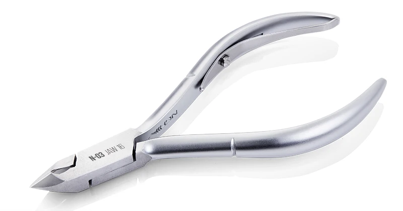 NGHIA Impressive Cuticle Nipper Export N-03 Stainless Steel Grey Finished