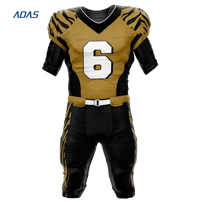Factory Oem Whole Sale American Football Wear Uniform American Football Jersey Sublimation Digital Printing Polyester Cool Dry