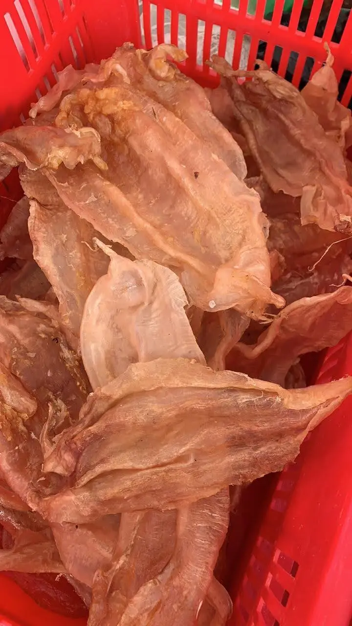 Vietnam Dried Fish Maw / Dry Swim Fish Air Bladder From Pangasius For Exporting to China