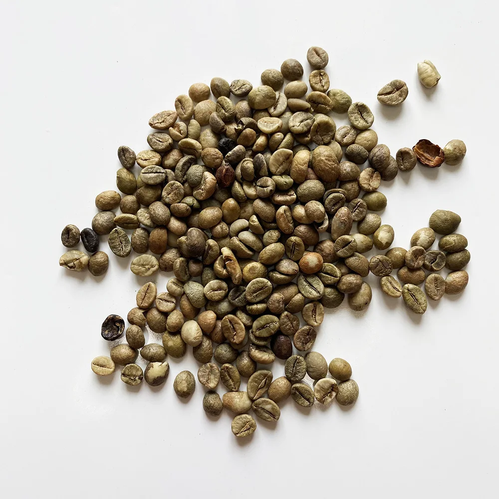 Необработанные кофейные зерна от производителя, жареные мгновенные кофейные напитки kopi robusta