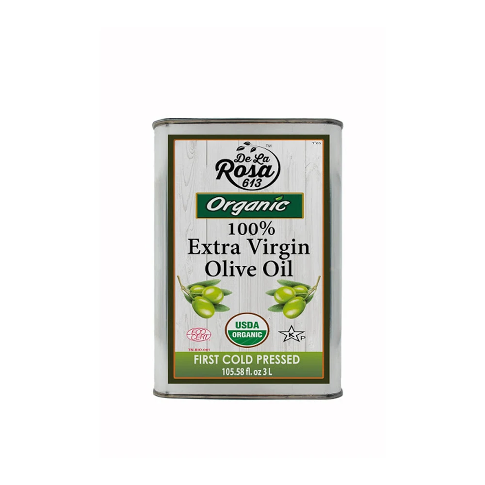 
 Лидер продаж, органическое кошерное Экстра натуральное оливковое масло De La Rosa, 3 литра, подходит для кухни  