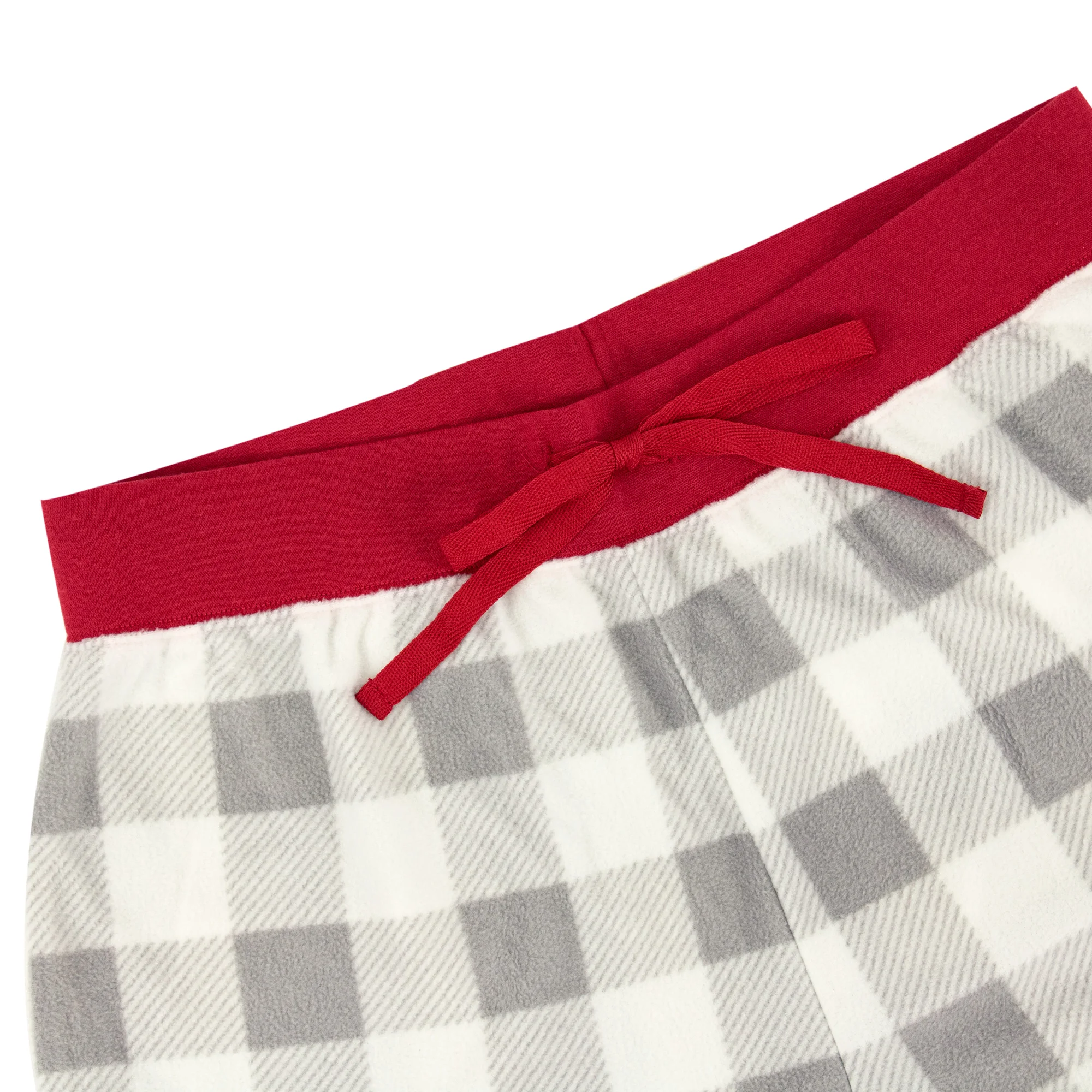 
flame resistant pajamas white buffalo grey bear xmas plaid pants family home wear 