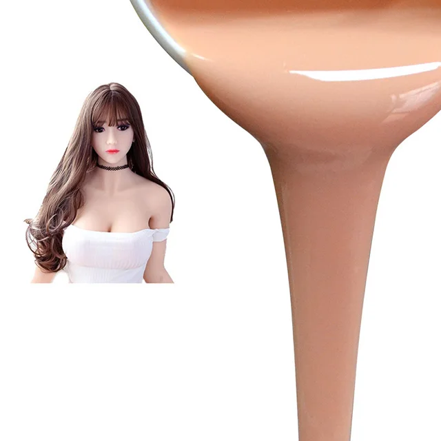 Food grade silicone rubber liquid material for sex products  like mannequin dolls or rubber penis sex toy