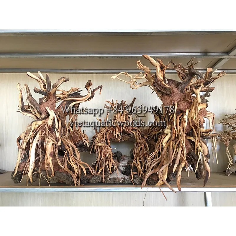 Лучшие товары бонсай коряги оптом для украшения аквариума Betta WhatsApp 84 961005832