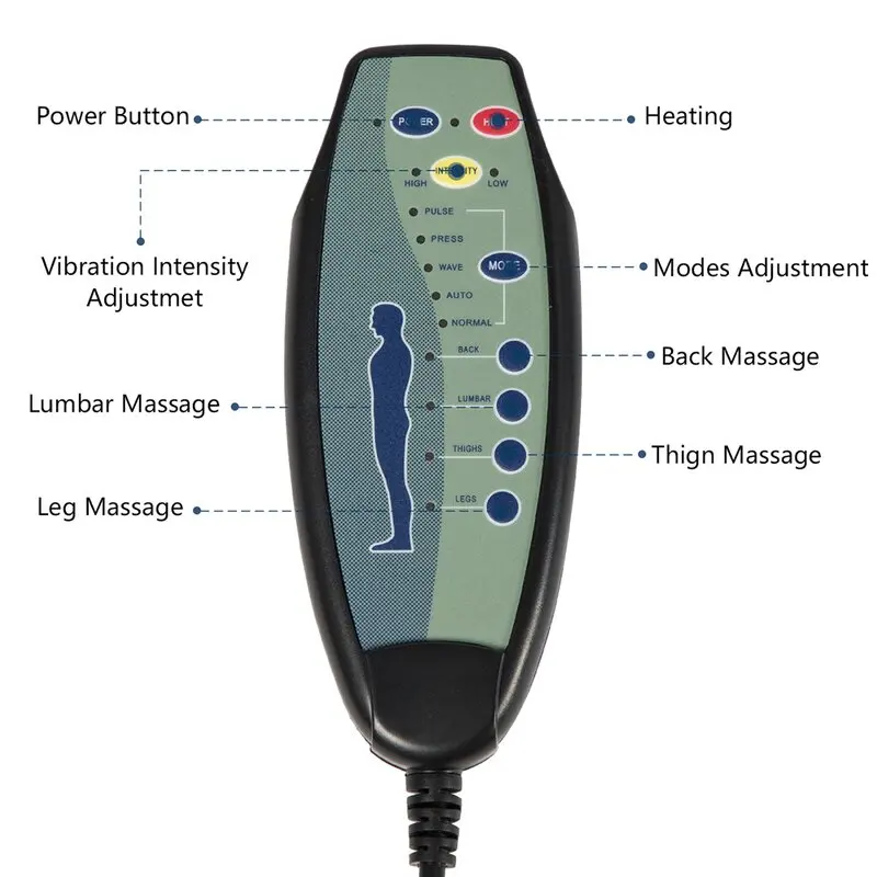 Selected 8-point Vibration Massage Recliner, Manually Adjusted Single Recliner