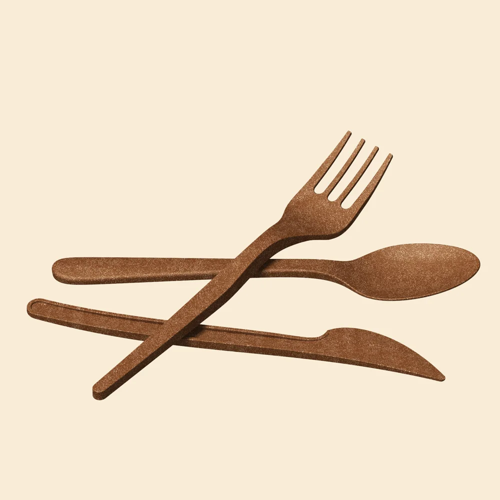 Cutlery sets made from eco-friendly material for kitchen use made in Vietnam 2021