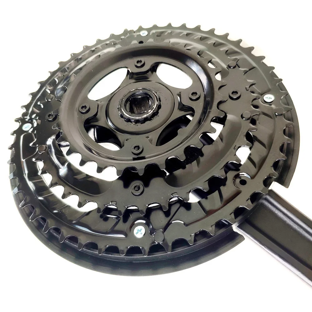48/38/28T*170MM ED Bike Crank Set Aluminum Alloy Single Speed Track  Fixed Gear Chain Bicycle Crank folding bicycle crank gold