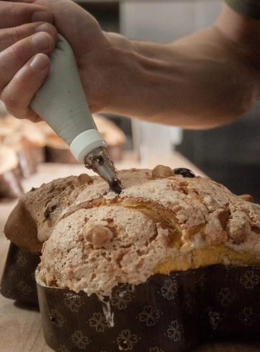 Хит продаж, вкусные пирожные Panettone с нанесенным кремом, шоколадом, миндалем, ODM, OEM, Сделано в Италии, оптовая цена