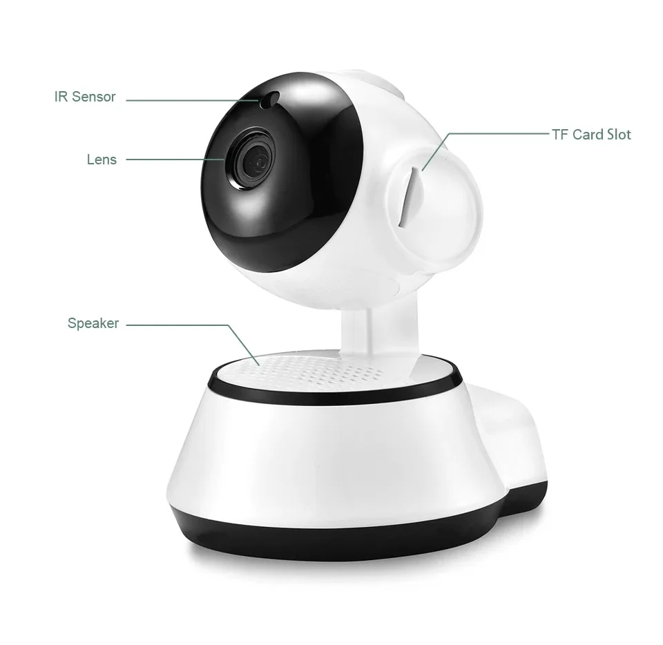 1080P Mini Pan/Tilt Wifi IP Camera Auto Tracking Baby Monitor