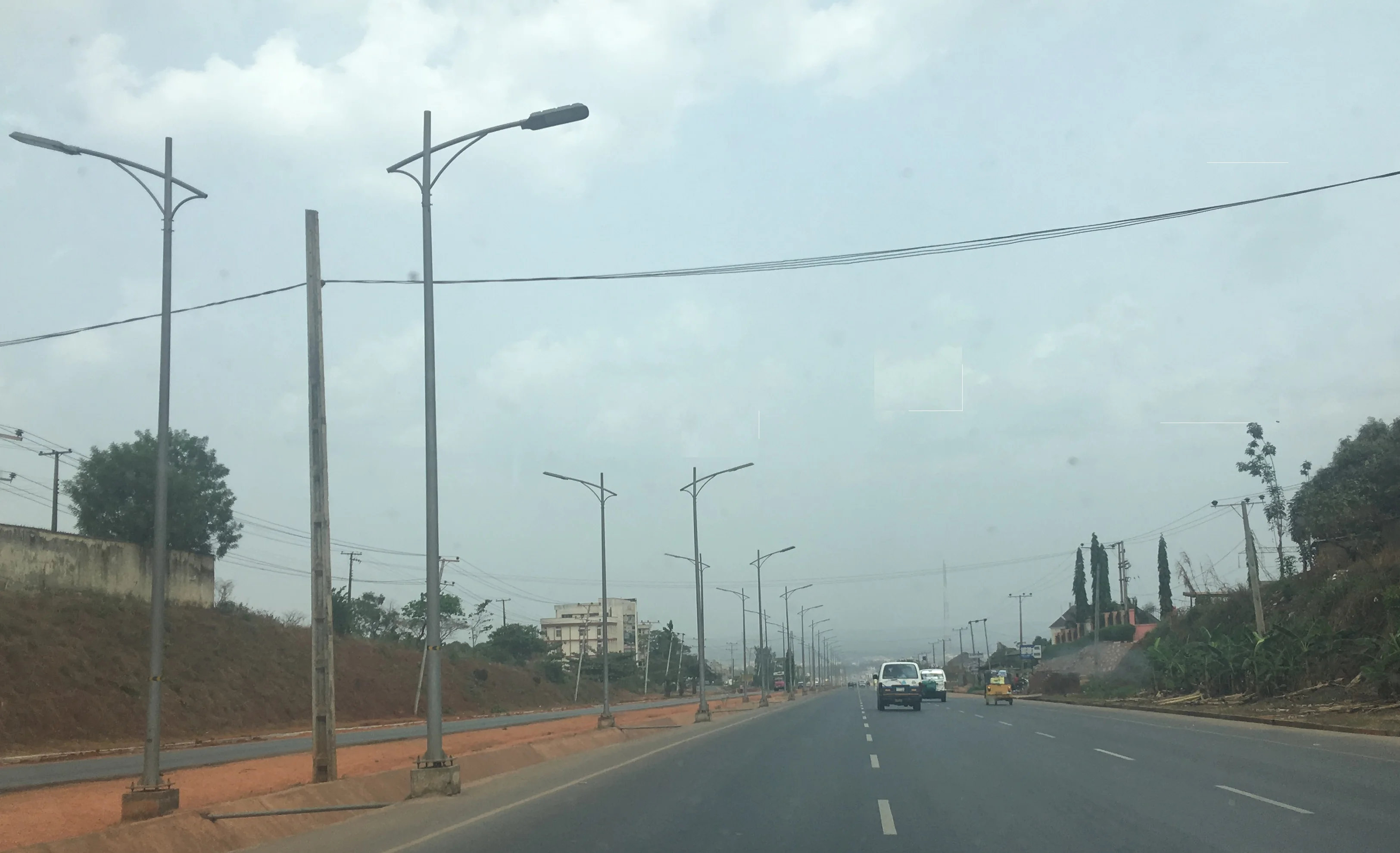 8m Polygon Street Light Pole -hot Dip Galvanized Lamp Post