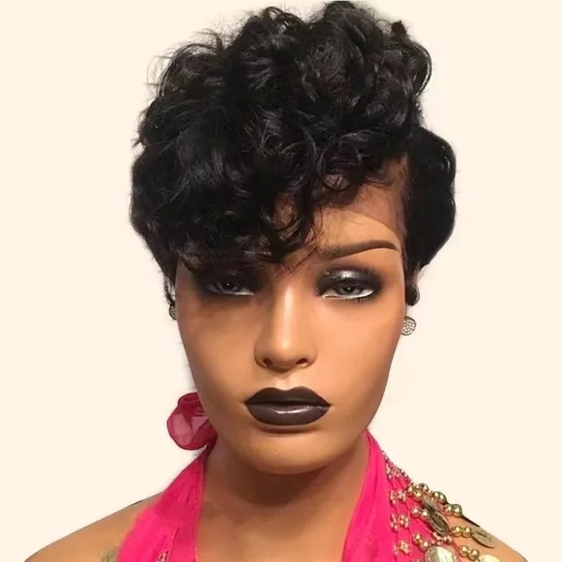 Hot Selling Short Bob Wigs Human Hair Short Hair Wigs Silky Straight Color Short Cut Bob Wig For Black Woman