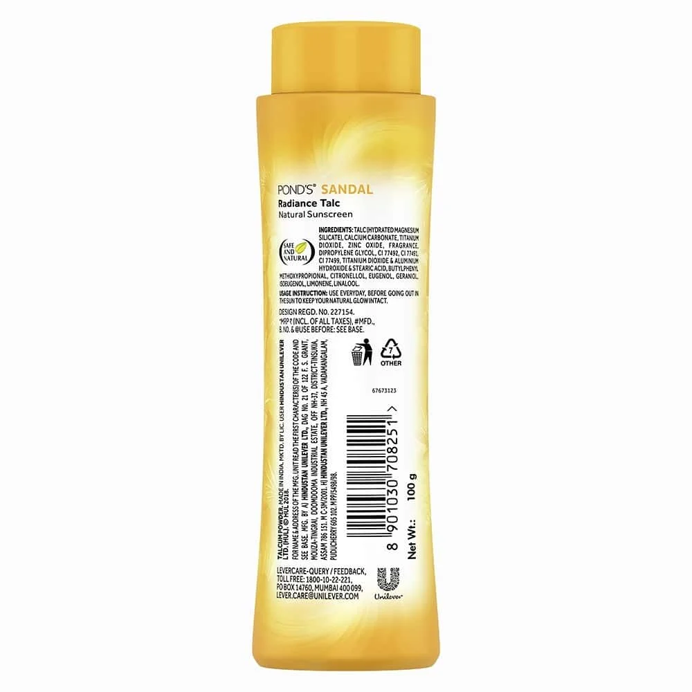 
PONDS SANDAL TALCUM POWDER 300 GMS 