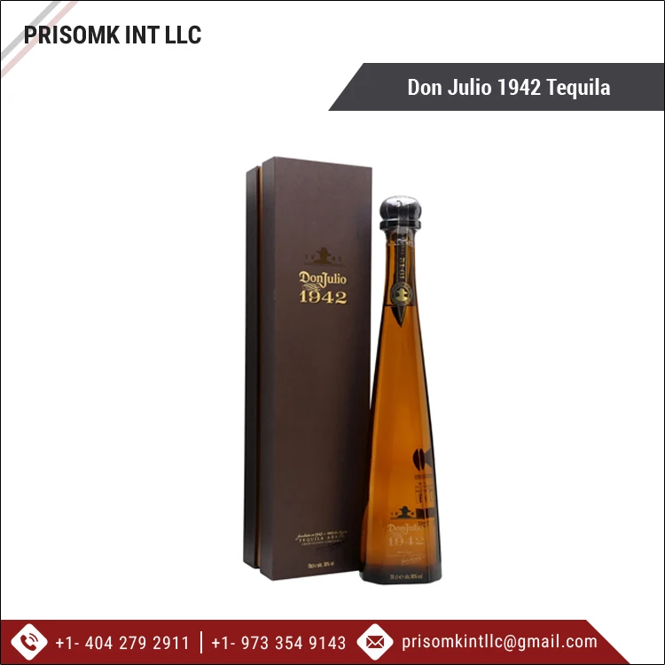 Good Quality Bulk Agave Flavored Best Alcoholic Beverage Don Julio 1942 Tequila 750ml from Trusted Supplier