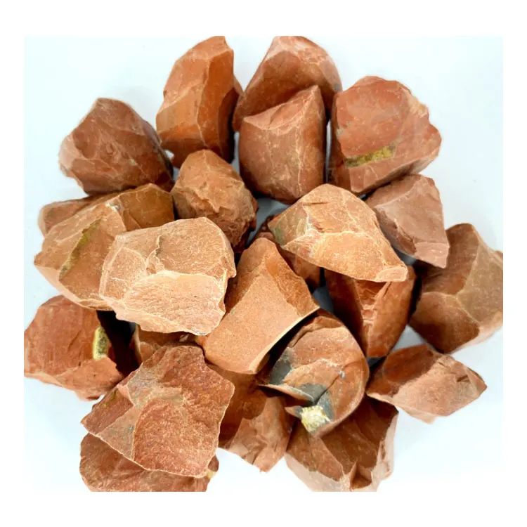 Natural Healing Decoration Red Jasper Raw Rough Rocks Crushed Bulk Crystal Chunks Tumbled Stone